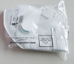 HENGITYSSUOJAIN VENTTIILILLÄ FFP3 NR (12 KPL)