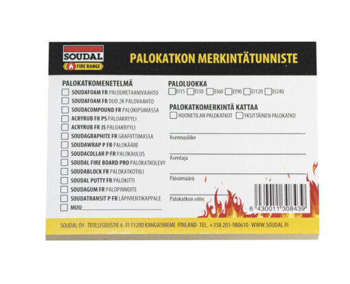 PALOKATKOTARRA SOUDAL (50 KPL/PSS)