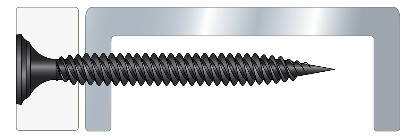 GS Kipsilevyruuvi - teräs