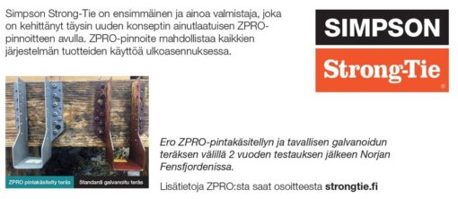 PALKKIKENKÄ BSNN 45X168 Z-PRO SIMPSON (40 KPL/LTK) - Image 2
