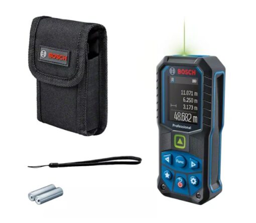 ETÄISYYSMITTARI GLM 50 -25G VIHREÄ LASER 2XAA PARISTOILLA BOSCH
