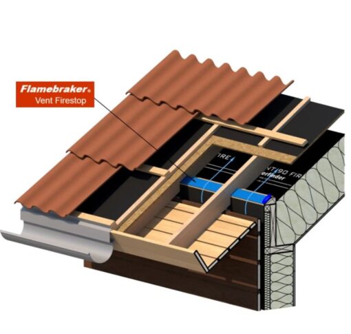 ONTELOPALOKATKONAUHA EI30/EI60 75MM/6,3M TENMAT VENT FIRESTOP - Image 2