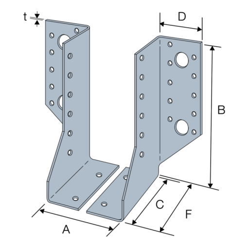 PALKKIKENKÄ SDE SÄÄDETTÄVÄ 440/30 (25KPL) SIMPSON - Image 2
