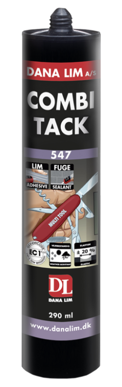 ASENNUSLIIMA DANA COMBI TACK 547 HARMAA 290ML M1/EC1/EPD (12 KPL)
