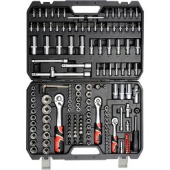 HYLSYTYÖKALUSARJA YATO 1/4, 3/8 JA 1/2 TUUMAA 173-OSAINEN