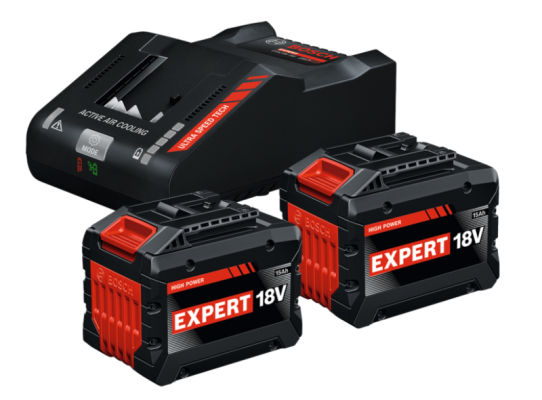 AKKU/LATAUSPAKETTI EXPERT 2X EXBA18V-150 15.0AH + EXAL18V-160 PIKALATAUSLAITE