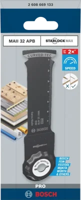 SAHANTERÄ GOP STARLOCK MAX PRO MAII 32 APB 32MM X 80MM PUU/METALLI PITKÄ BIM 1KPL